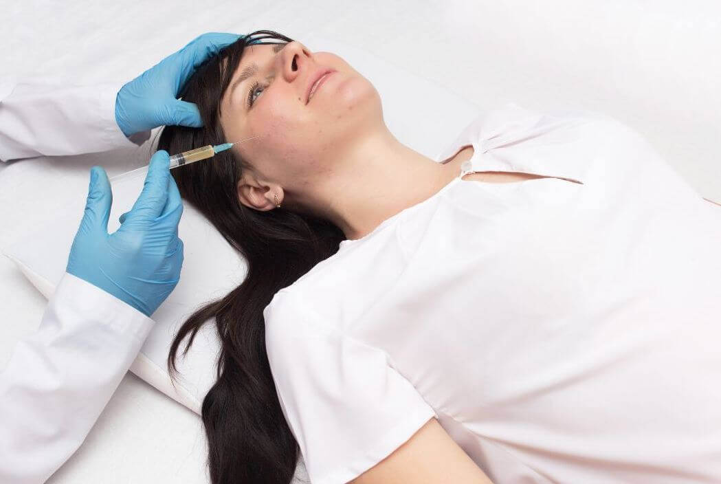 botox injection to control acne