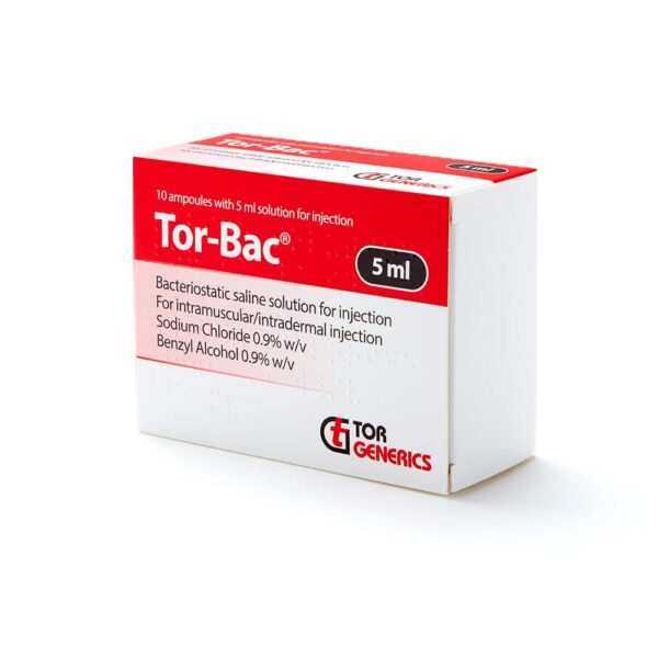 Tor-Bac Saline Solution For Injection (10x5ml)