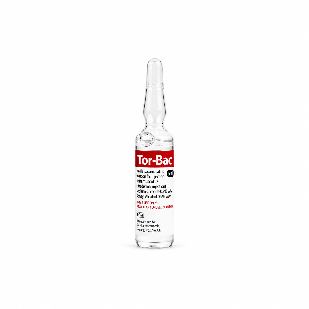 Tor-Bac Saline 5ml (10 pack) – Revolve Medicare