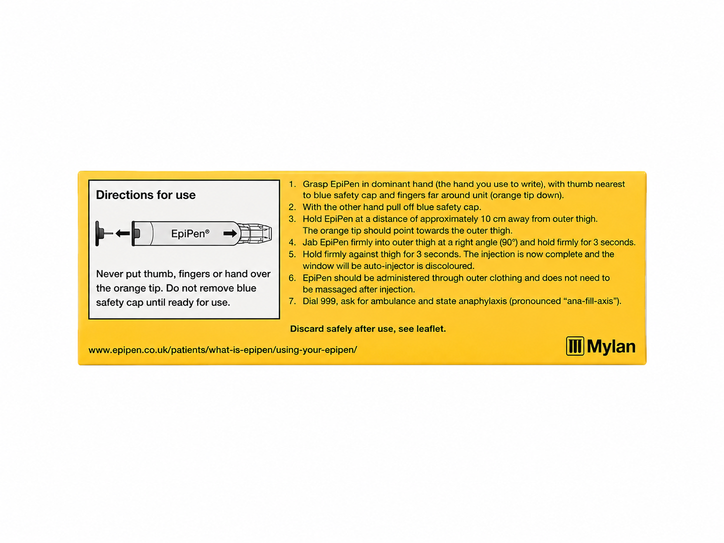 EpiPen Auto-Injector 0.3mg (1 Pack) - Image 2
