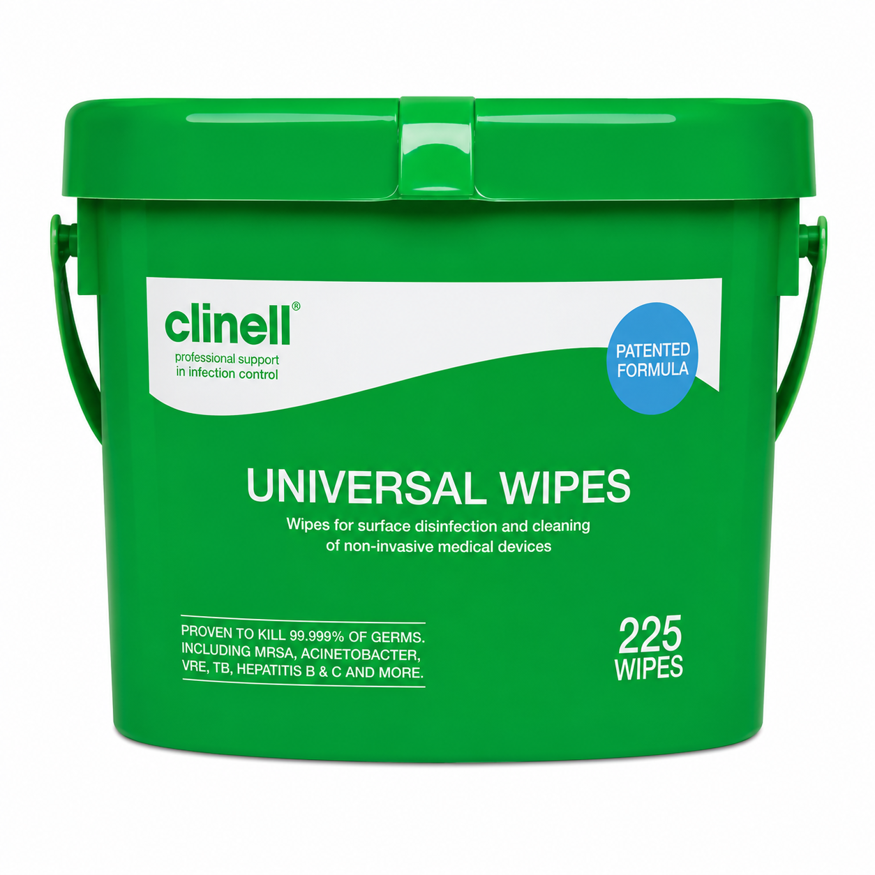 Clinell Universal Wipes Bucket of 225