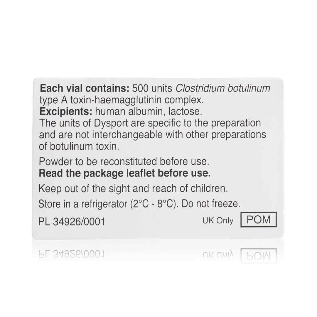 Dysport 500iu (2 vials) - Image 2