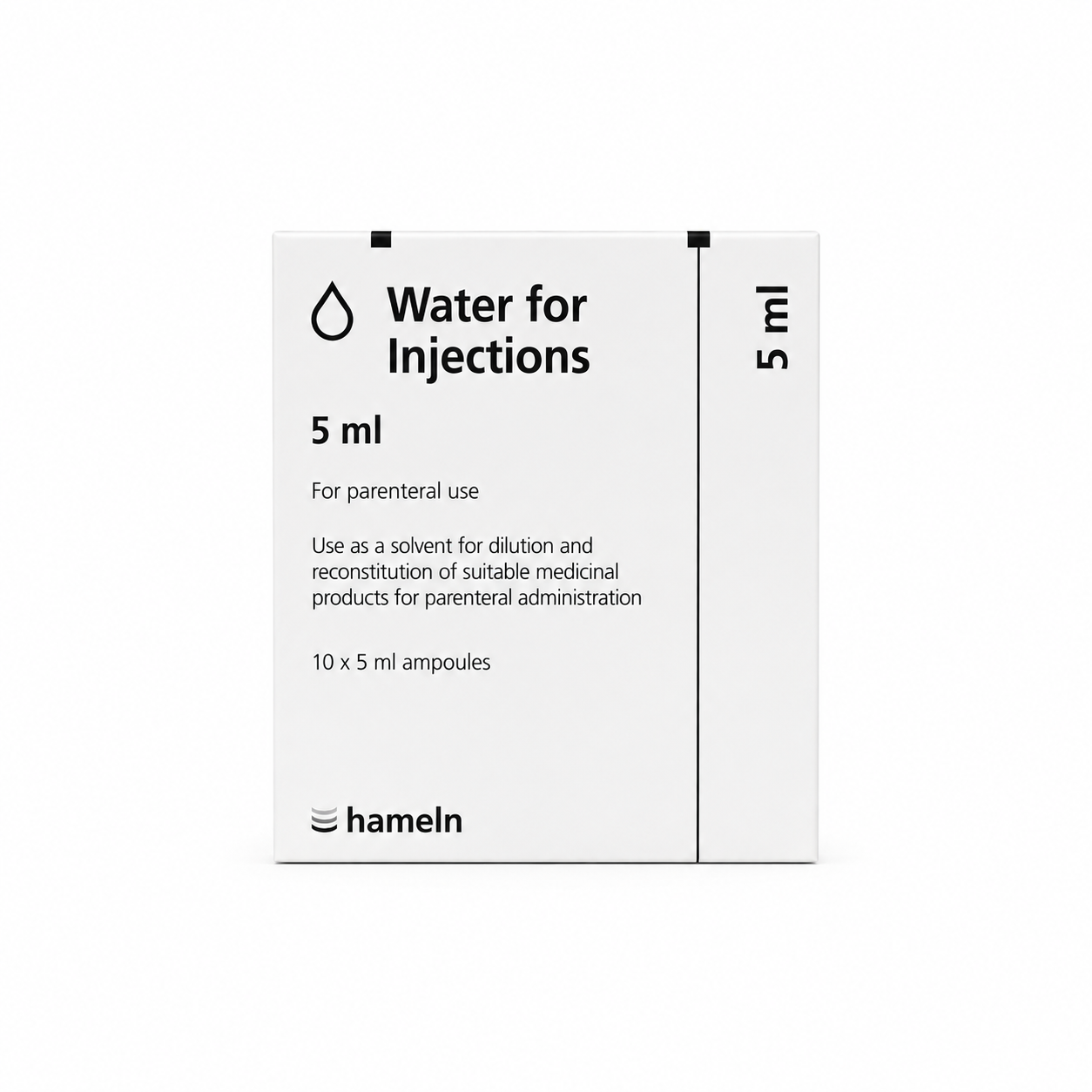 Water for Injection 5ml (Single Vial) - Image 2