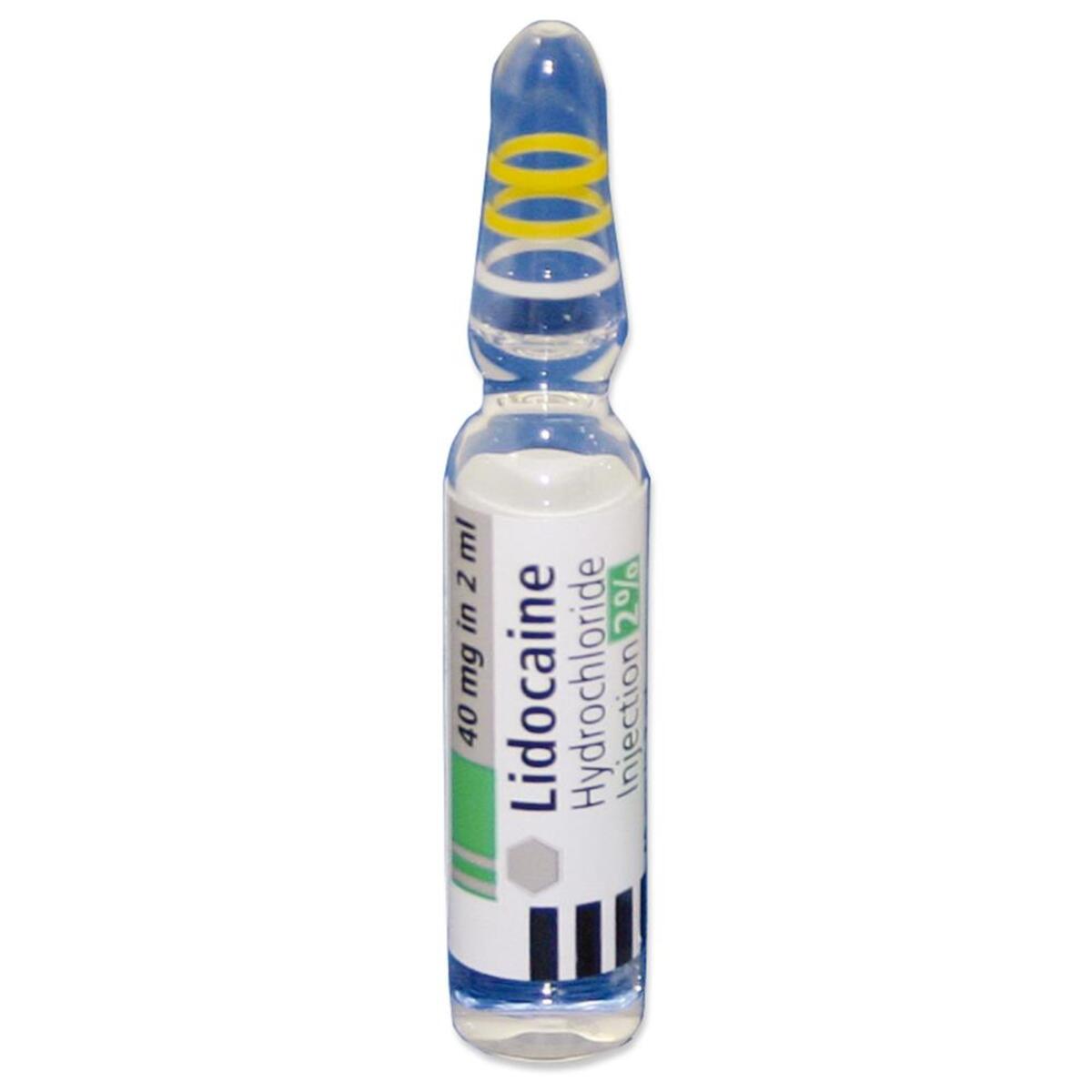 Lidocaine 40mg/2ml 2% Single Vial