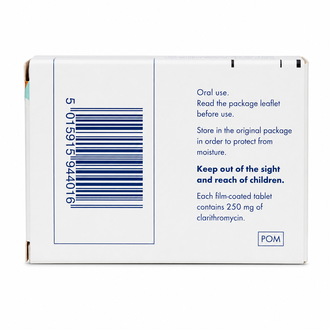 Clarithromycin Tablets 250mg (14 Pack) - Image 2