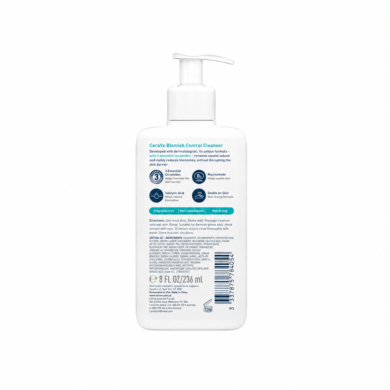 CeraVe Blemish Control Cleanser 236ml - Image 2