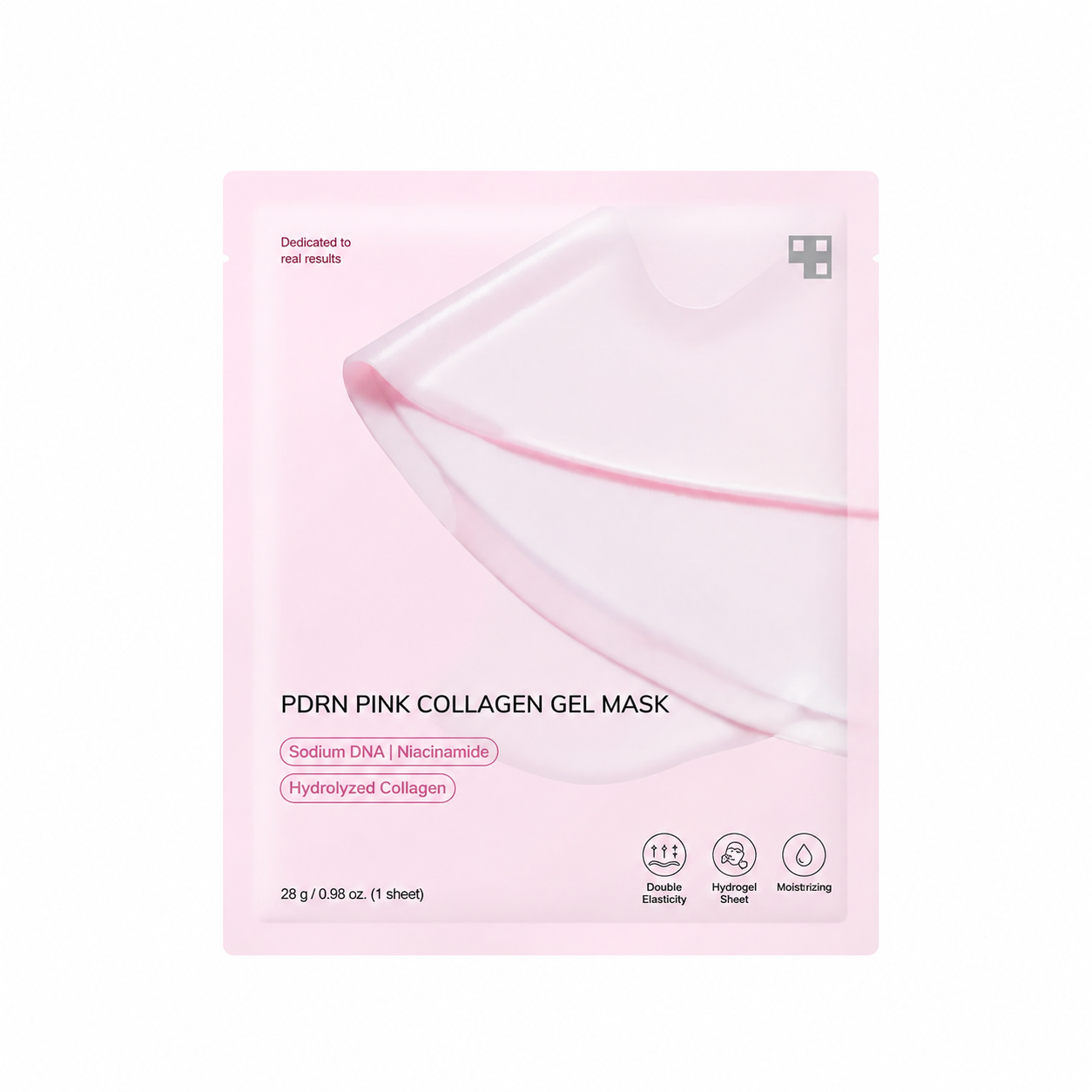 PDRN Pink Collagen Gel Mask (Single)