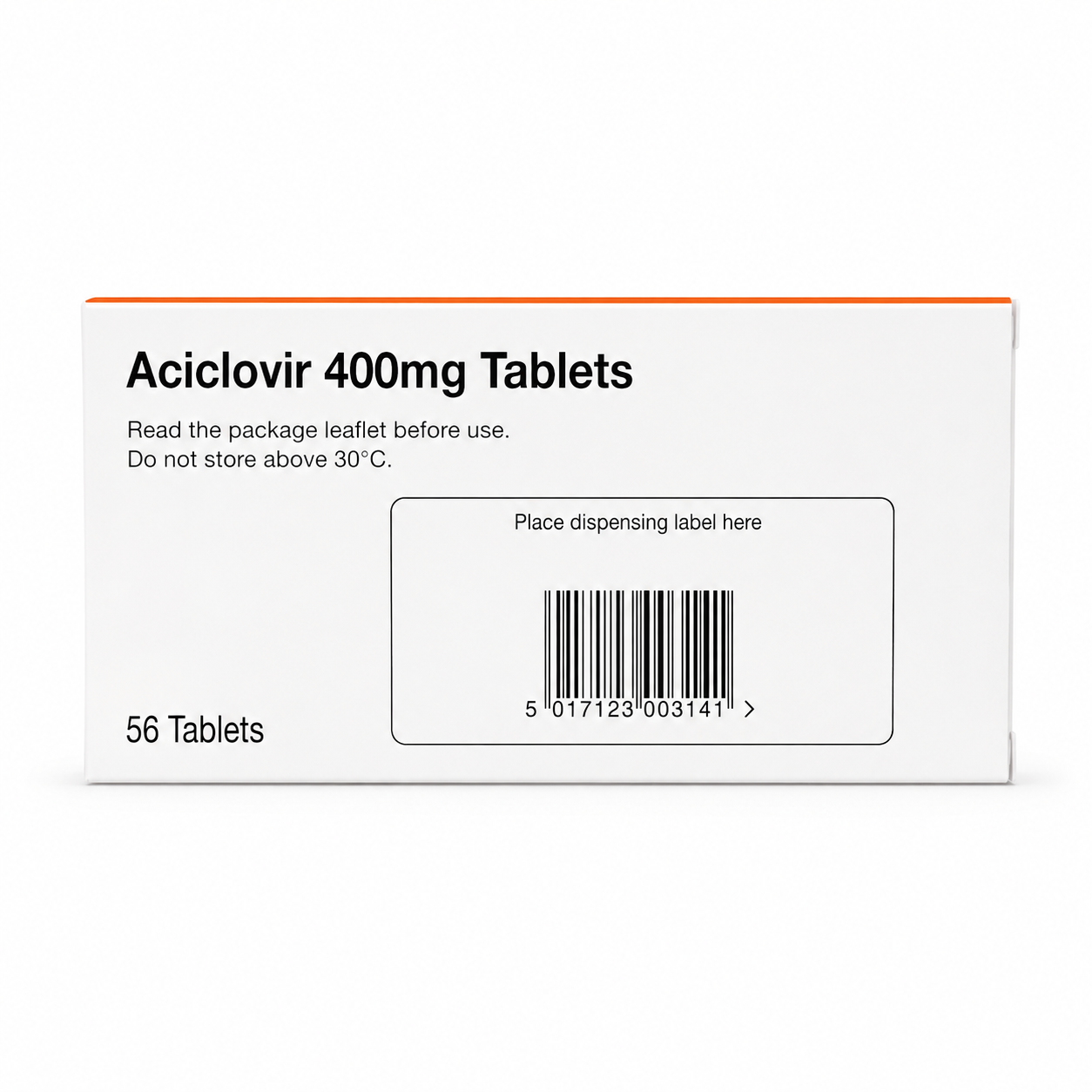 Aciclovir 400mg tablets (56) - Image 2